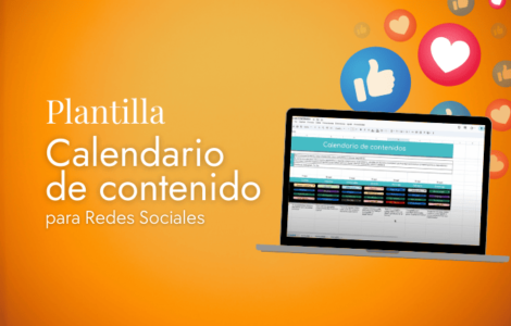 Plantilla gratuita de calendario de contenido para redes sociales